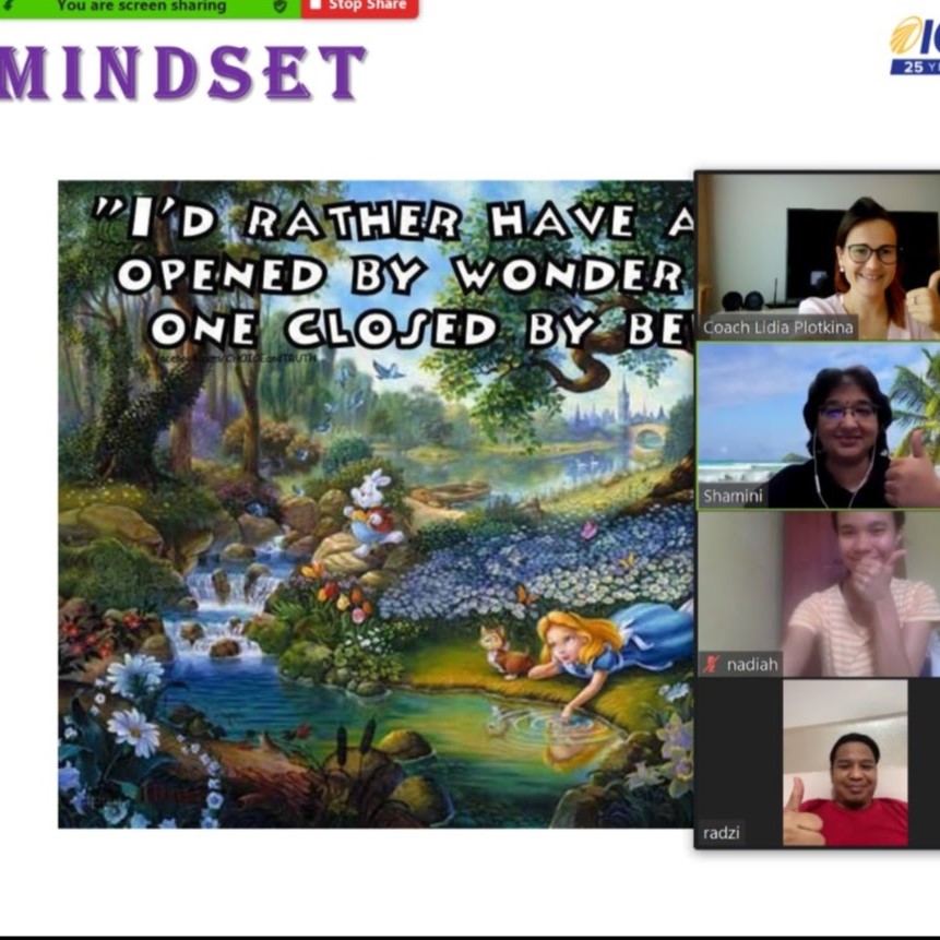 Conducting an online workshop on Goal Setting