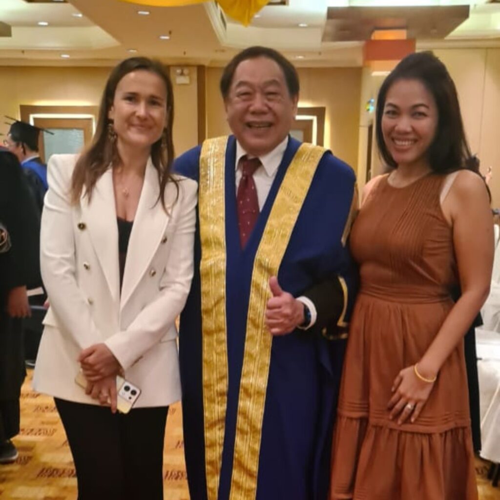 With the founder of Corporate Coach Academy Dr. Michael Heah and Coach Armiza Razak